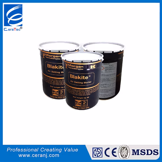 Feuerfester Hochtemperaturmörtel 1400 für Schamottesteine